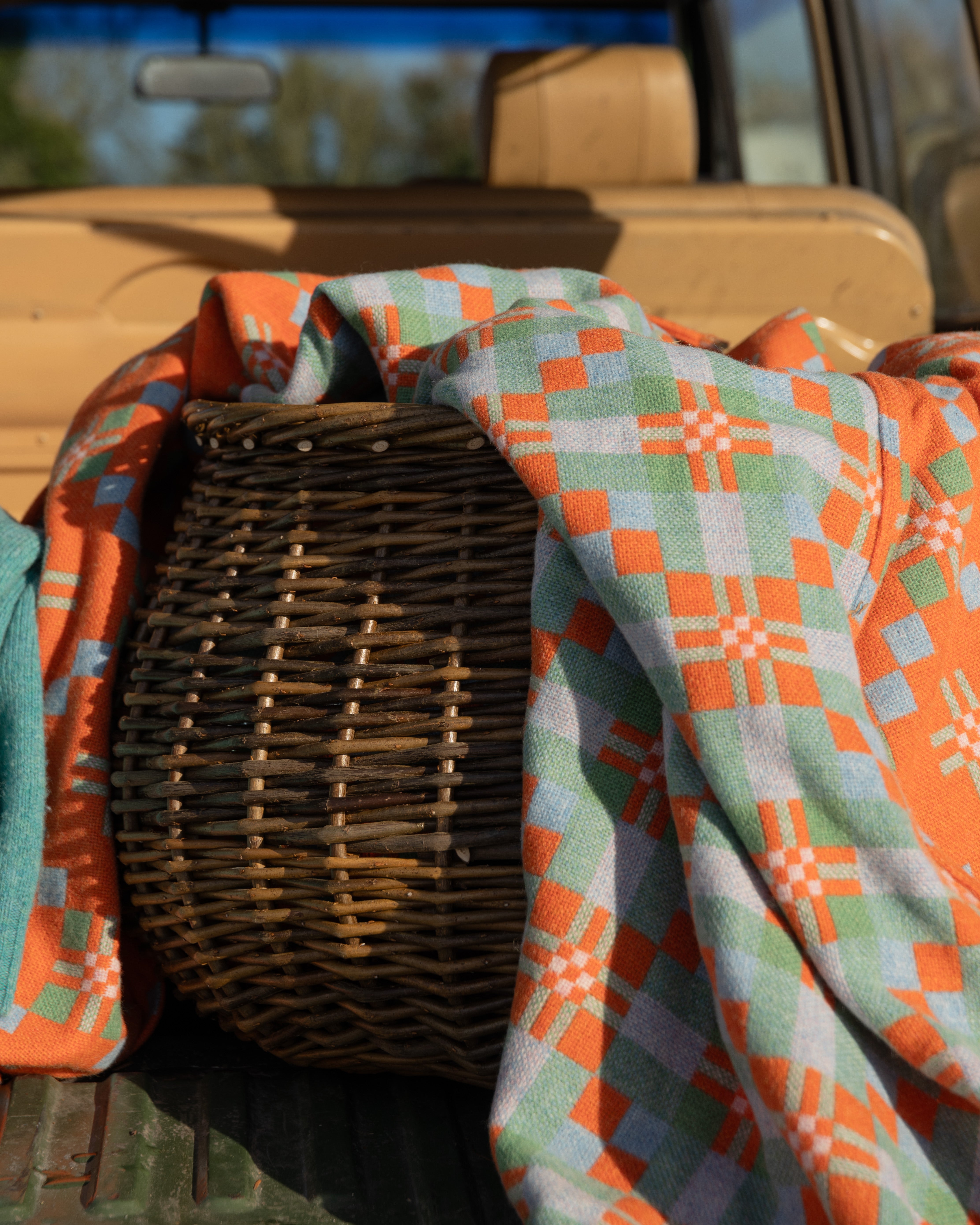 Handmade Willow Log Basket