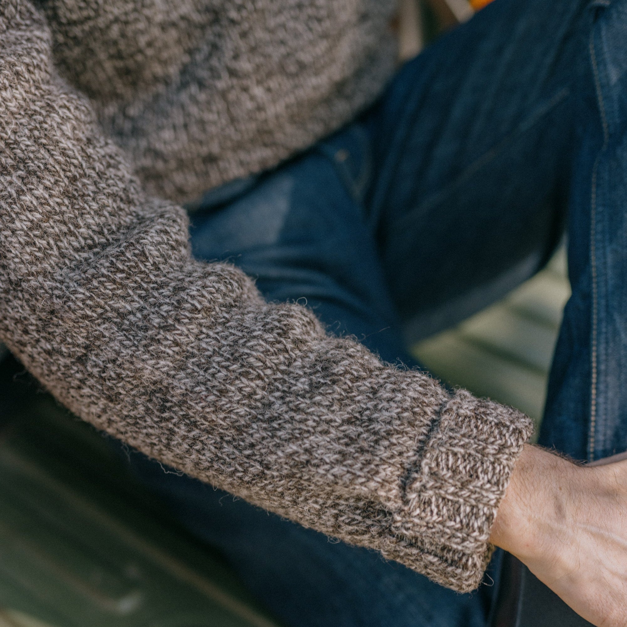 Men’s 100% British Wool Crewneck Jumper