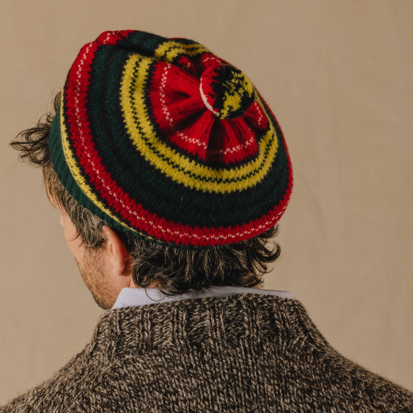 Knitted Tam O'Shanter