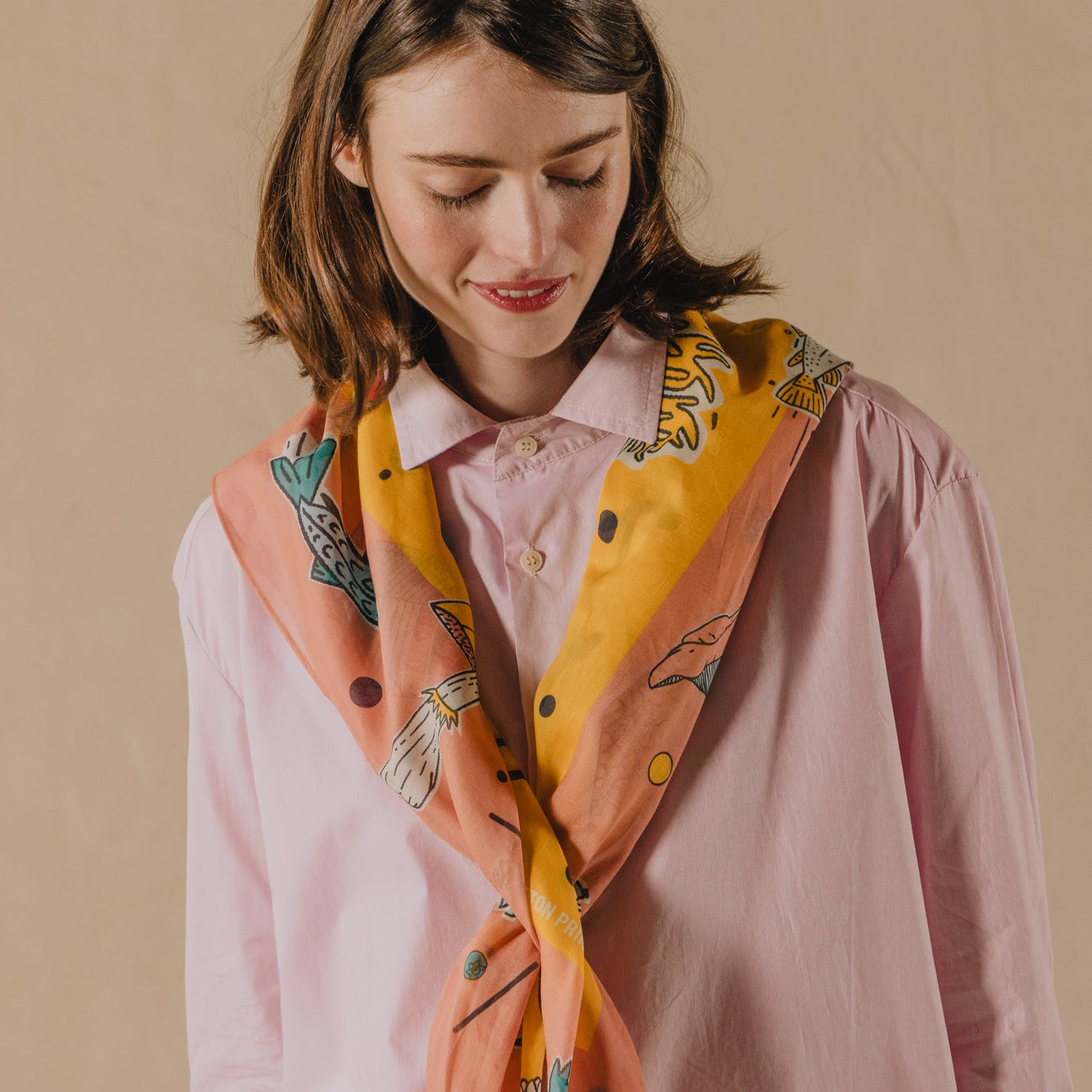 Let's Go Country Cotton Scarf 02