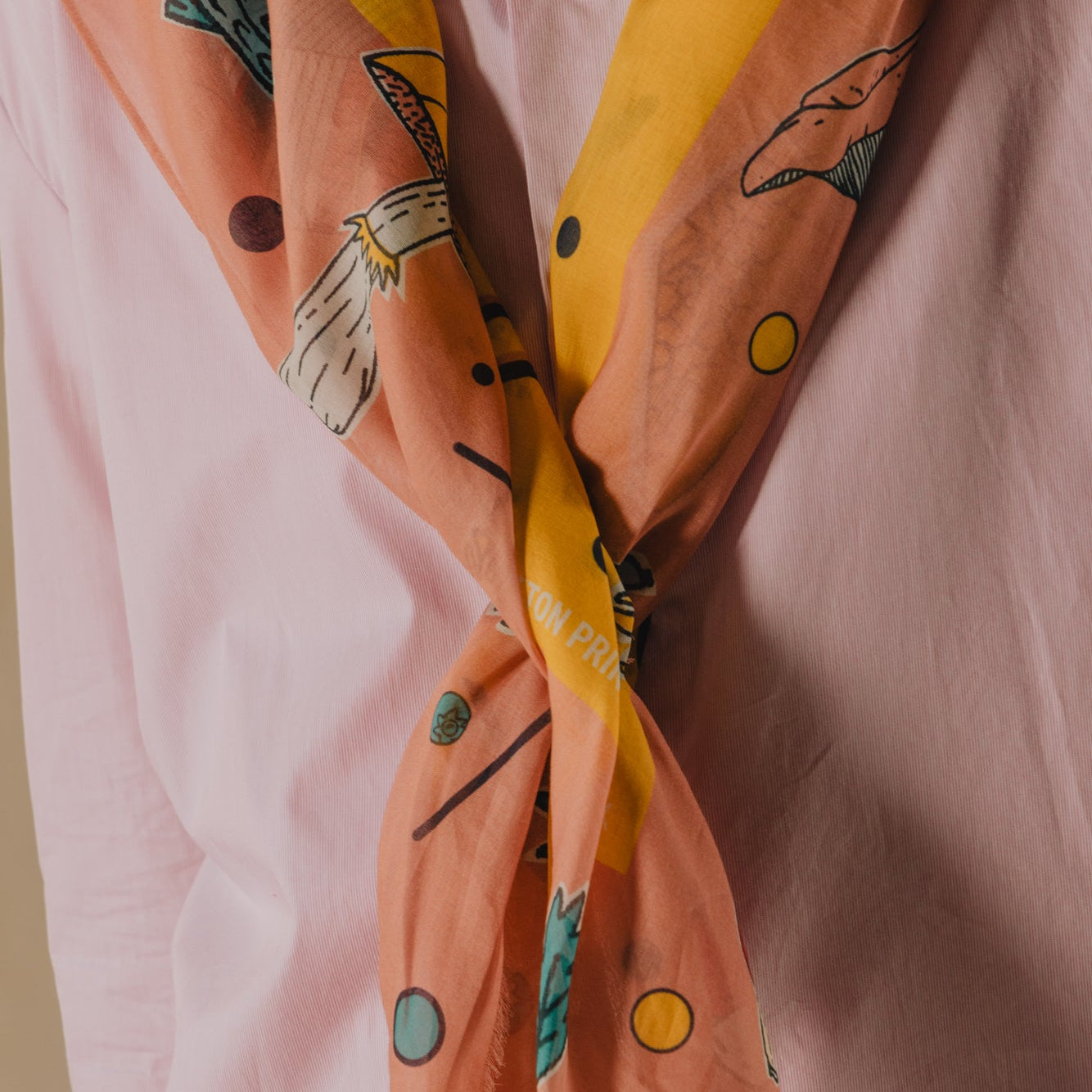 Let's Go Country Cotton Scarf 02