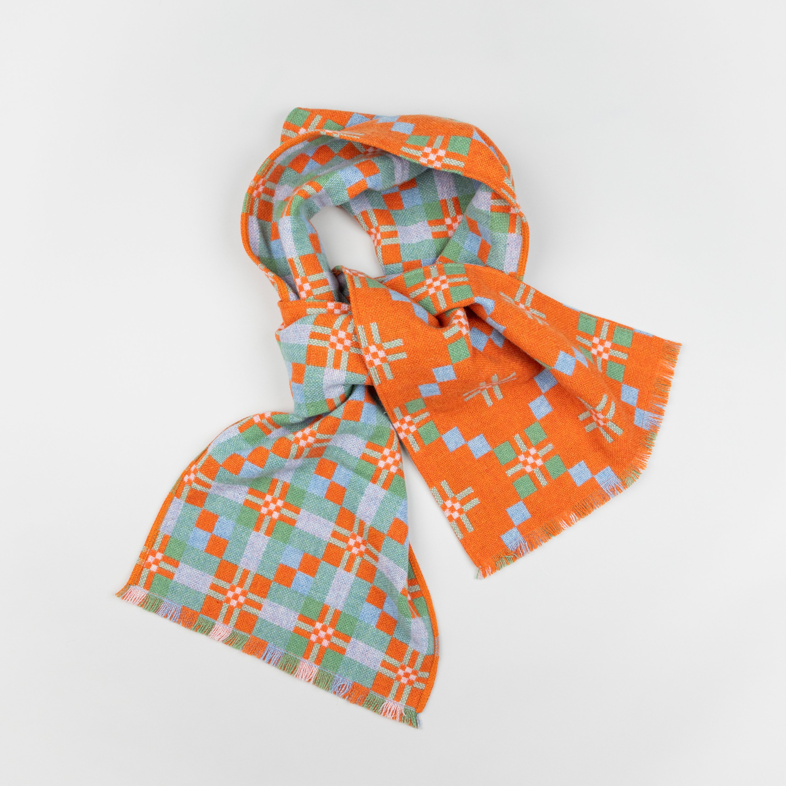 Traditional Welsh Blanket Scarf