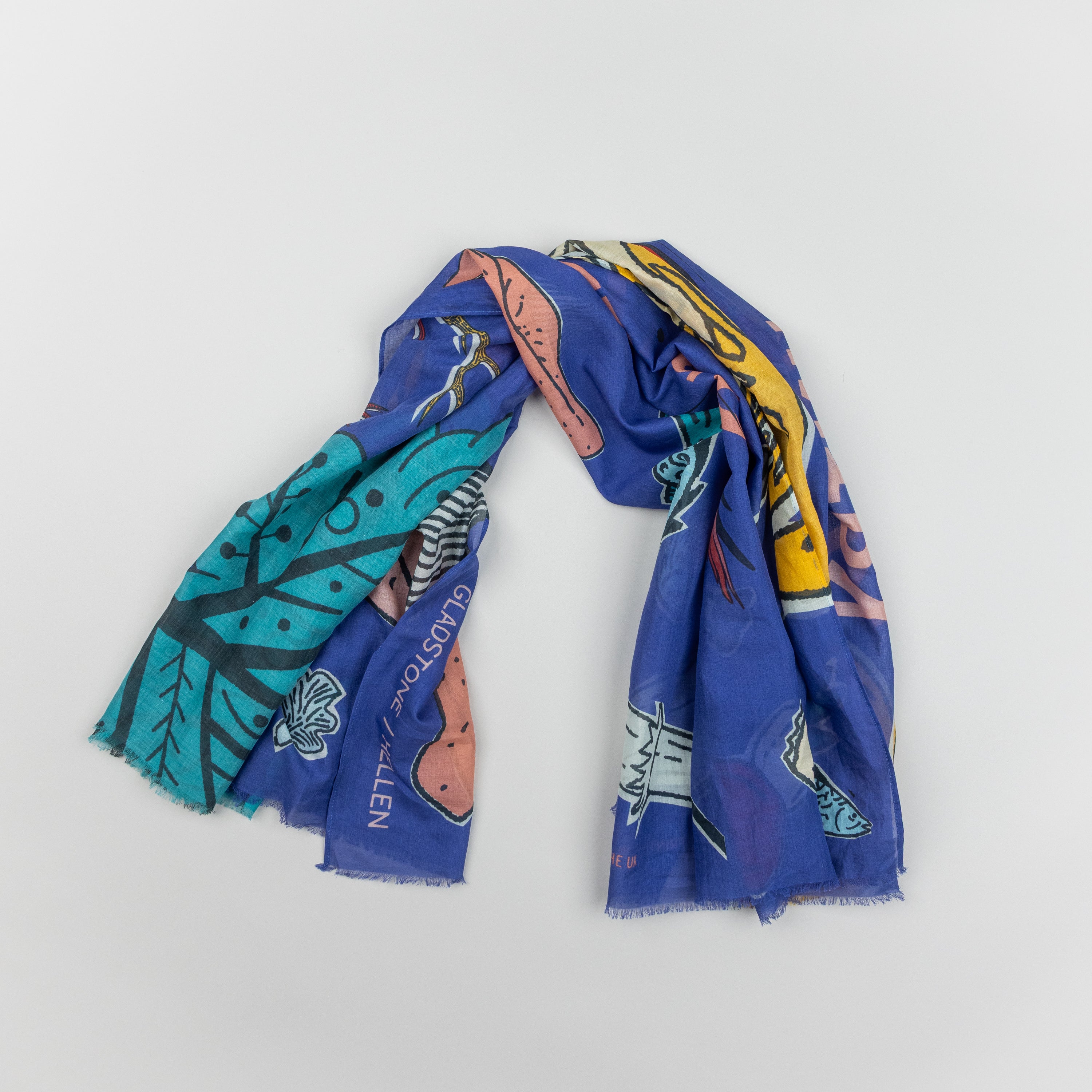 Let's Go Country Cotton Scarf 01