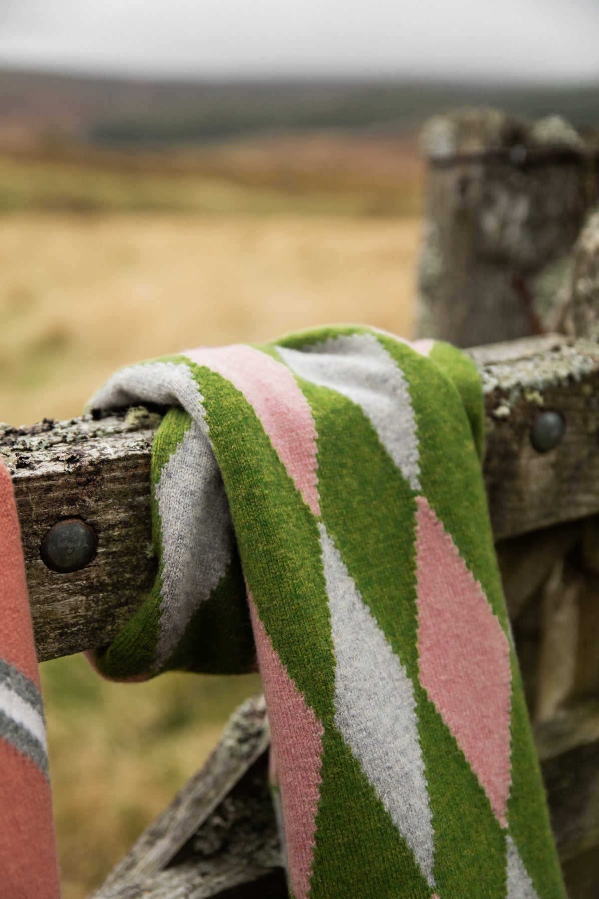 Argyle Lambswool Scarf
