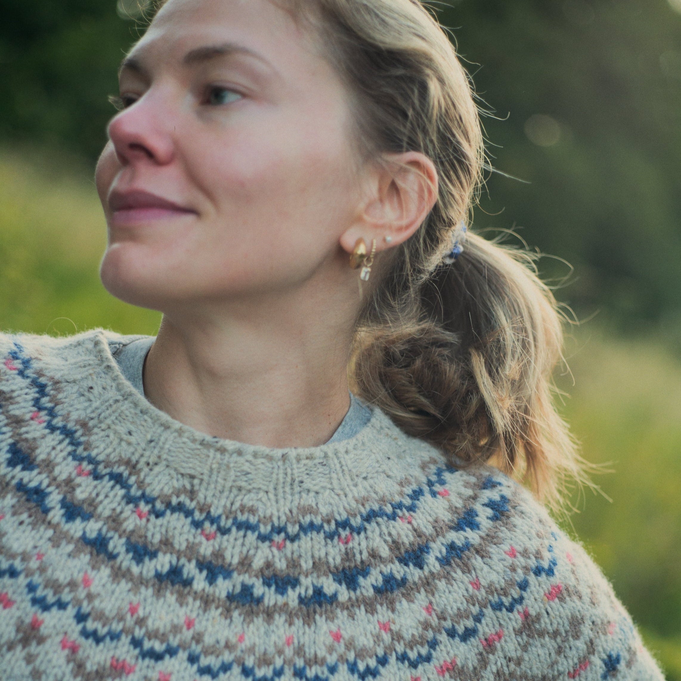 Women's Winter Weight Fairisle Jumper