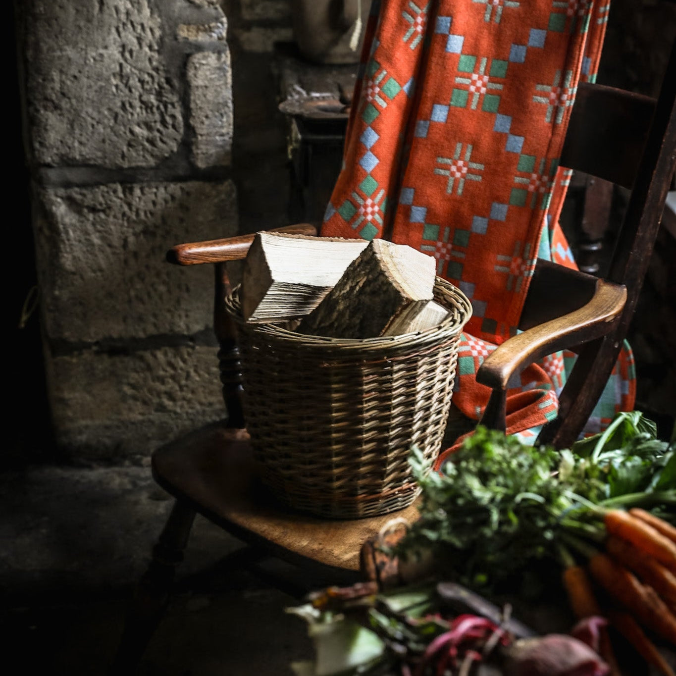 Handmade Willow Basket 02