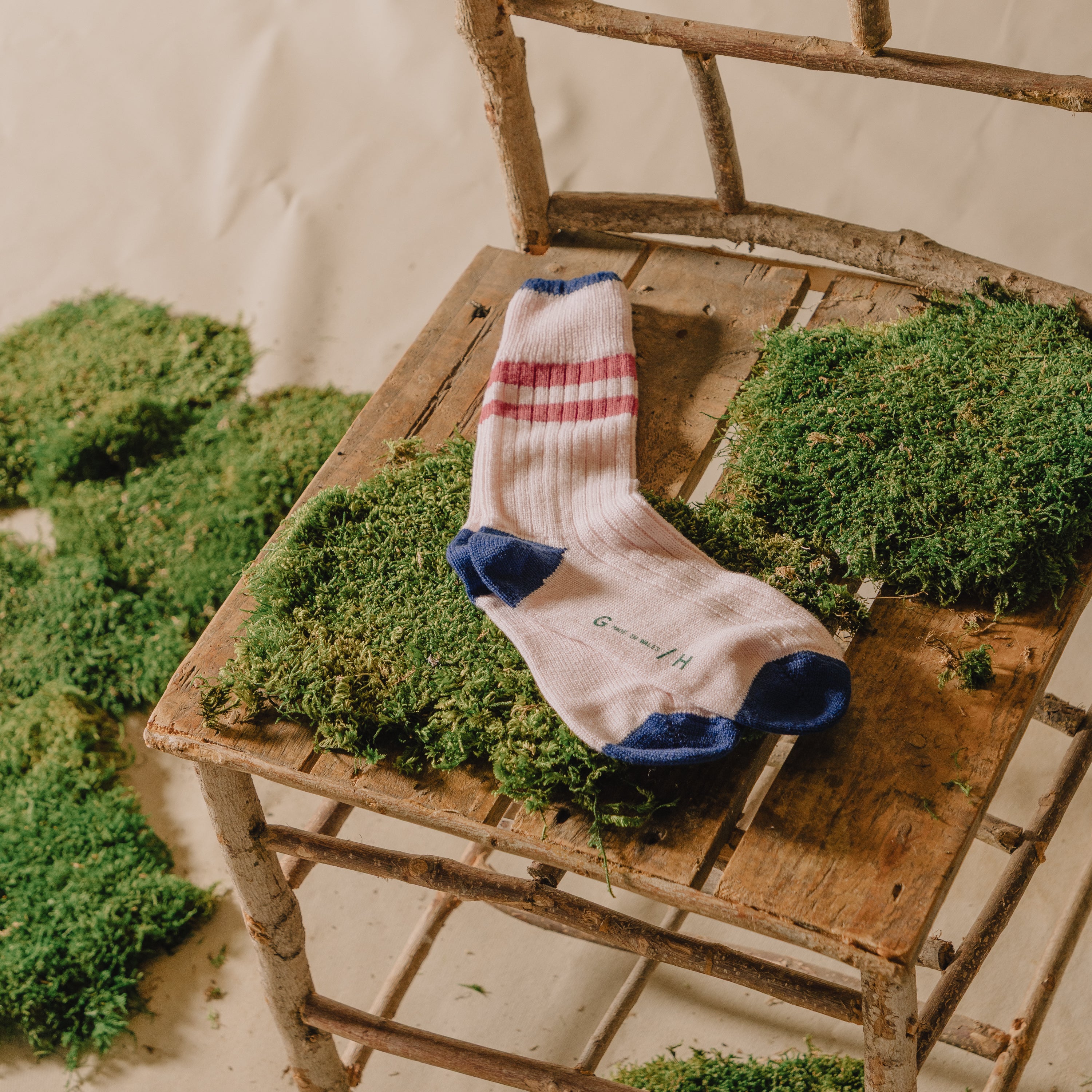 Socks. Pink/Blue