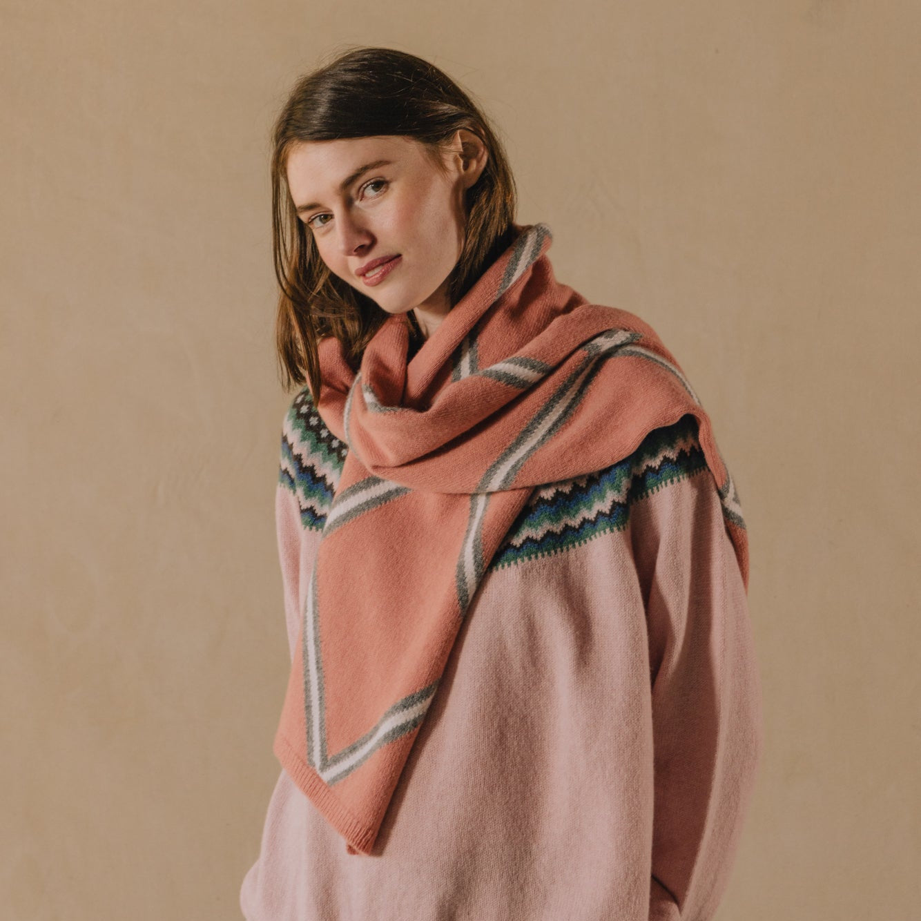 Superfine Wool and Cashmere Scarf