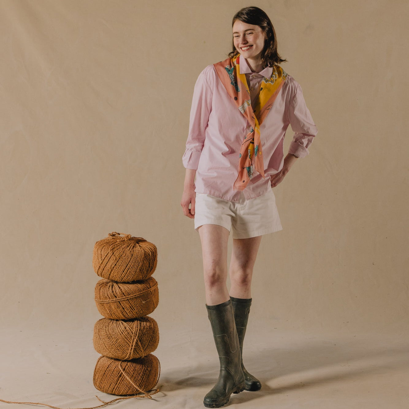 Let's Go Country Cotton Scarf 02