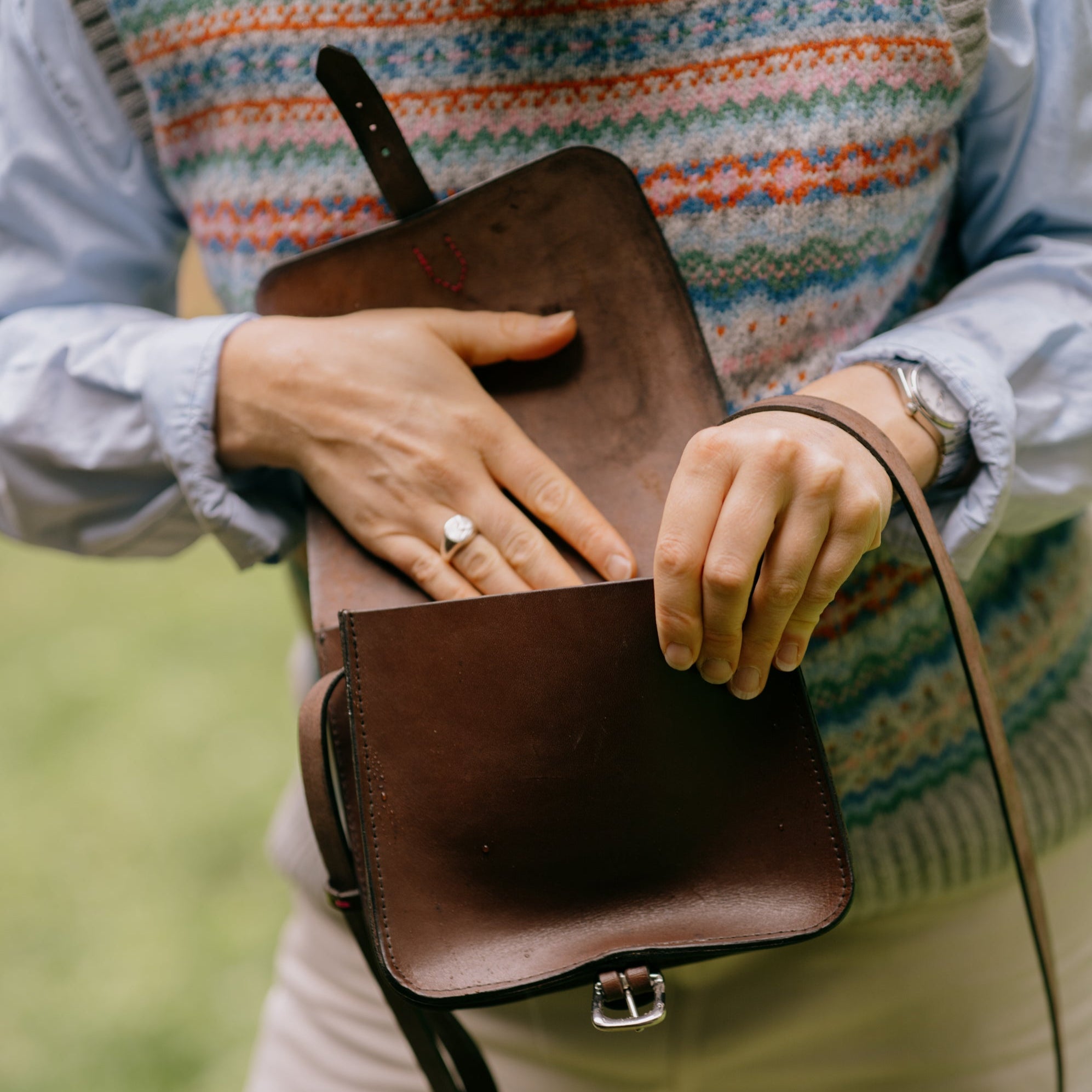 Baba Beaton Leather Bag