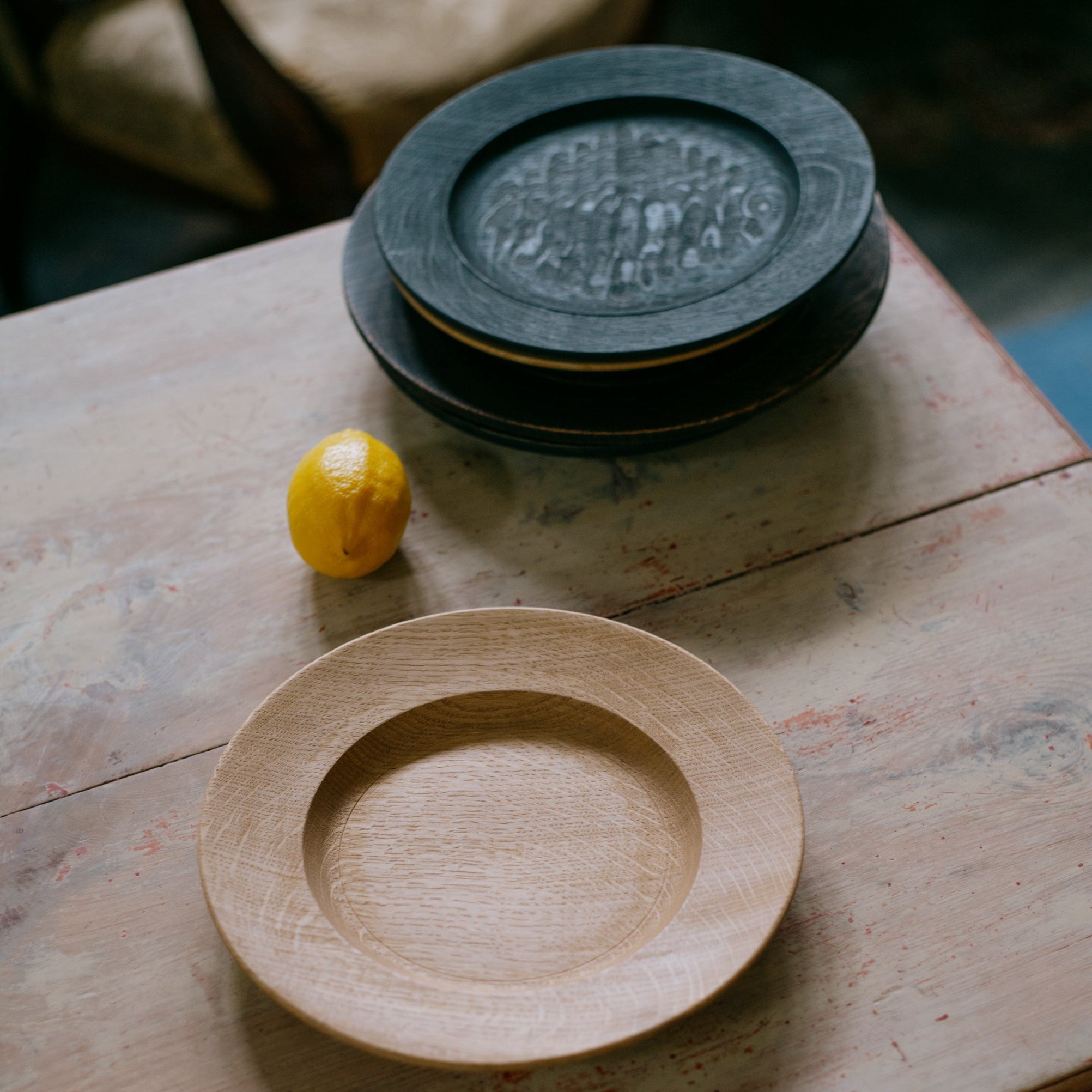 Cecil Beaton Oak Plates by David White