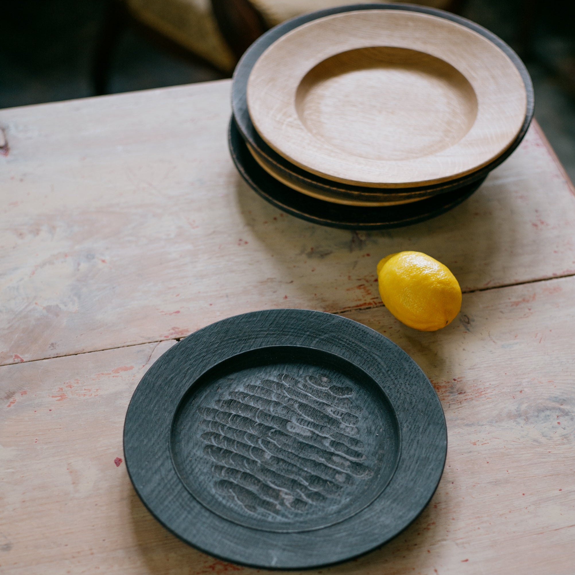 Cecil Beaton Oak Plates by David White